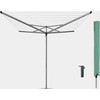 Brabantia Džiov. Essential40m, su plast. str. - Metallic Pilkas