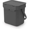 Brabantia Atliekų rūšiavimo dėžė 3L pilka (209888)