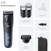 Braun BeardTrimmer 7 BT7520 Baterija 40 2 cm „Wet & Dry“ Juoda, Mėlyna