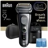 Barzdaskutė „Braun Series 9 PRO+ 9667CC Wet&amp;Dry -Pro SensoAdapt“ skustuvas su „SmartCare“ stotele, sidabrinis