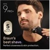 Barzdaskutė „Braun Series 9 PRO+ 9667CC Wet&amp;Dry -Pro SensoAdapt“ skustuvas su „SmartCare“ stotele, sidabrinis