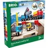 BRIO World 33210 - Rail &amp; Road Kivenlastaus -junarata