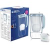 Stiklinis vandens filtravimo ąsotis BRITA GLASS JUG, 2,5 l + 1 vandens filtravimo filtras BRITA Maxtra PRO