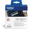 Brother DK-22211 -rullatarra, filmi, musta/valkoinen, 29 mm