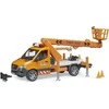 Bruder – MB Sprinter su darbo platforma ir šviesos ir garso moduliu (02679)