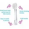 Brush Baby ŠEPETĖLIS BABY_Baby Sonic antgaliai Sonic dantų šepetėliui 0-18 mėn. 2 vnt.
