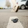 Chipolo POP – „Bluetooth“ sekiklis su keičiama baterija, skirtas „iOS“ ir „Android“, Juodas