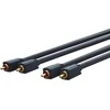 Premiumcord ClickTronic HQ OFC kabeliai 2x Cinch - 2x Cinch RCA, M/M, 10m
