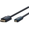 CLICKTRONIC Kabelis HDMI – micro HDMI 2.0 4K 60Hz 5m