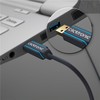 Clicktronic USB-A – miniUSB laidas, 1,8 m mėlynas (RB70127)