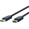 CLICKTRONIC USB 3.0 ilgintuvas, lizdas-kištukas, 1,8 m