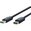 CLICKTRONIC ilgintuvas USB 3.0 lizdas-kištukas 3m