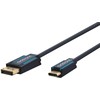 Clicktronic USB-C – DisplayPort 1.2 laidas, 1 m, juodas