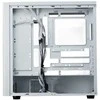 „Cooler Master Elite 502“ kompiuterio korpusas, „Midi-Tower“, ATX, ARGB, grūdintas stiklas - baltas
