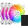 Cooler Master MasterFan MF120 Halo² baltas 3in1, Ventiliatorius, 12 cm, 0 aps./min., 2050 aps./min., Baltas