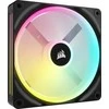 Corsair iCUE LINK QX140 RGB Series, PWM korpuso ventiliatorius, 2er Pack su RGB valdikliu- 140mm, juodos spalvos, Starter Kit