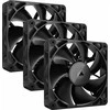 Corsair iCUE LINK RX120 Series, PWM korpuso ventiliatorius 3er Pack - 120 mm, juodos spalvos