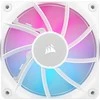 „Corsair iCUE LINK RX120 RGB“ serijos PWM ventiliatoriai, 3 vnt. pakuotėje – 120 mm, baltas