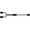Corsair iCUE LINK Y-Cable Connector straight – juodas, 60 cm