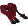 Corsair Premium Sleeved 12+4 Pin PCIe Gen5 12VHPWR 600W – juodas/red
