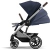 Universalus vežimėlis Cybex Balios S Lux 2in1 Ocean Mėlyna (Sidabrinis Frame)