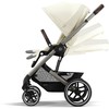 Universalus vežimėlis Cybex Balios S Lux 2in1 Seashell rusvai gelsvas (Taupe Frame)