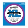 Stygos elektrinei gitarai D'Addario EXL120 .009