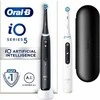 Dantų šepetėlis Oral-B iO serijos 5 Duo elektriniai dantų šepetėliai – juodi ir balti