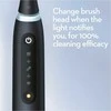 Dantų šepetėlis Oral-B iO serijos 5 Duo elektriniai dantų šepetėliai – juodi ir balti