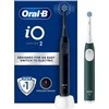 Braun Oral-B iO Series 2 Adult Vibrating dantų šepetėlis Juodas, Žalias