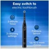Dantų šepetėlis Oral-B Braun „Eltandborste iO2 Night Juodas/Calm Rožinė Duo“, 1 kelioninis dėklas