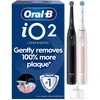 Dantų šepetėlis Oral-B Braun „Eltandborste iO2 Night Juodas/Calm Rožinė Duo“, 1 kelioninis dėklas