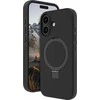 dbramante dbramante1928 Iceland Ultra D3O MS Kick - apsauginis dėklas su stovu iPhone 16, suderinamas su MagSafe (juodas)
