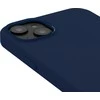 Dėklas Decoded Dekoduotas iššifruotas antimikrobinis silikoninis dangtelis iP 14 Plus Navy Peony
