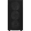 Kompiuterio Korpusas - DeepCool CH560 Midi Tower su Grūdintu Stiklu ir Multi-Spalviniu Apšvietimu Juodas