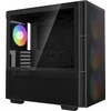 Kompiuterio Korpusas - DeepCool CH560 Midi Tower su Grūdintu Stiklu ir Multi-Spalviniu Apšvietimu Juodas