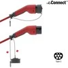 „Defa eConnect“ įkrovimo kabelis, 7,5 m, 1 fazės, 32 A, 7,4 kW, Type2-Type2