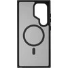 Dėklas Hogert Technik FoneKit Magneettinen Soft Touch -suojakuori, Samsung Galaxy S24 Ultra, musta/harmaa