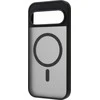 FoneKit Magneettinen Soft Touch -suojakuori, Google Pixel 9, musta/harmaa