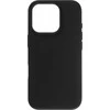 Dėklas FoneKit MagSafe-yhteensopiva Liquid Silicone -suojakuori, iPhone 16 Pro, musta