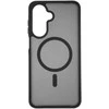 Dėklas FoneKit MagSafe-yhteensopiva Soft Touch suojakuori, Samsung Galaxy A17, musta/harmaa