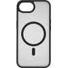 Dėklas FoneKit MagSafe-yhteensopiva Soft Touch suojakuori, iPhone 16e / 17e, musta/harmaa