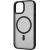 Microsoft „FoneKit MagSafe“ suderinamas minkštas lietimui atsparus dėklas, „iPhone 15 Pro Max“, juodas / pilkas