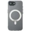 Dėklas FoneKit Premium Kickstand MagSafe-yhteensopiva suojakuori jalustalla, iPhone 16e / 17e, läpinäkyvä
