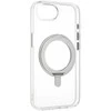 Dėklas FoneKit Premium Kickstand MagSafe-yhteensopiva suojakuori jalustalla, iPhone 16e / 17e, läpinäkyvä