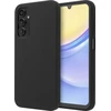 Dėklas FoneKit Liquid Silicone -suojakuori, Samsung Galaxy A35, musta