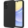 Dėklas FoneKit Liquid Silicone -suojakuori, Samsung Galaxy A15, musta