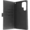 Insmat Exclusive Flip Case piniginės dėklas, Samsung Galaxy S22 Ultra 5G, juodas