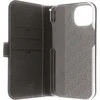 Insmat Exclusive Flip Case piniginės dėklas, iPhone 14, juodas