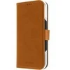 Dėklas Insmat Premium Flip Case -lompakkokotelo, Apple iPhone 16, ruskea